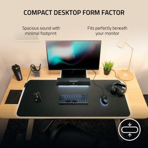 Razer Leviathan V2 X Gaming Soundbar – Compact USB-C PC Speaker