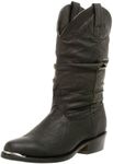 Dingo Men's Slouch Boot,Black,11 M