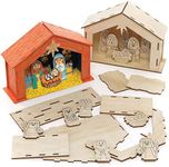 Baker Ross FC248 Wooden Nativity St