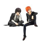 Zhongkaihua Bungo Stray Dogs Anime Figure 2 Sets Dazai Osamu Action Figure PVC Statue Nakahara Chuuya Noodle Stopper Figure Desktop Ornament Dazai Sitting Position Figurine Serie Collectibles