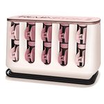 Remington PROluxe Heated Hair Rollers (OPTIheat Technology, 90 Second Heat Up, Sets Curls in 5 Minutes, 20 Velvet Flocked Rollers - 8 Medium 25mm and 12 Large 32mm) H9100