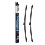Bosch Aerotwin A 844 S - Front Windscreen Wipers - Set of 2 Replacement Blades - Comes with Pre-assembled Adapter - 2 Blades, 550mm/550mm - Only for right-hand drive (UK)