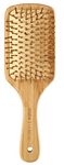 ROZIA Pro Hair Brush Wooden Detangling Brushes Natural Detangler Paddle Hairbrush for Women Men Kids Stimulate Scalp Help Growth Add Hair Shine (Wooden Bristles)