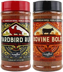 Plowboys BBQ Bovine Bold & Yardbird Seasoning Rub Award Winning Barbeque Rub