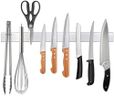 Ninonly 16 Inch Magnetic Knife Strip, Premium Stainless Steel Wall Mounted Kitchen Knives Bar,Space-Saving Powerful No Drilling Magnetic Knife Rack for Home Kitchen Utensil Holder & Tool Holder