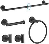 TURS Matte Black Bathroom Hardware 