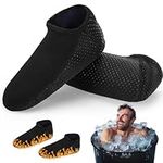 Palksky 1 Pairs Neoprene Cold Plunge Socks, Ice Bath Socks, Neoprene Booties Cold Water, Cold Plunge Tub Accessories, Reusable Toe Warmers for Cold Coolers, Ice Baths at Home(L)