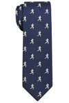 Retreez Sports & Specialty Ties | Neckties for Men | Microfiber 2.4" Skinny Ties, Runner - Navy Blue, One size