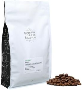 Rounton Coffee Roasters | 1kg Coffee Beans Granary Blend | 100% Arabica Medium Roast Coffee Beans | Freshly Roasted Speciality Coffee Bags | Roasted in Yorkshire