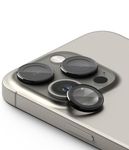 Ringke Camera Lens Frame Glass Compatible with iPhone 15 Pro - Black