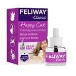 FELIWAY Classic 30 day Refill comforts cats, helps solve behavioural issues and stress/anxiety in the home - 48ml