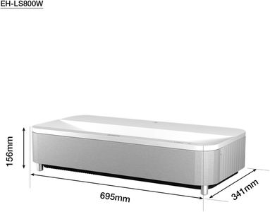 Epson 4K Laser Projector EH-LS800W – Ultra Short Throw Home Cinema