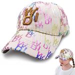 VRITRAZ Plain Classic Little Sports Cap for Active Kids, Baby Girls and Boys 3-12 Years (Peach)