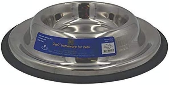 ZEEZ 49-7150 SS Ant Moat Pet Bowl 350ml, Stainlee Steel, 350ml