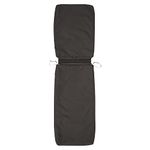 Classic Accessories Ravenna Water-Resistant Patio Chaise Lounge Cushion Cover, 72 x 21 x 3 Inch, Espresso