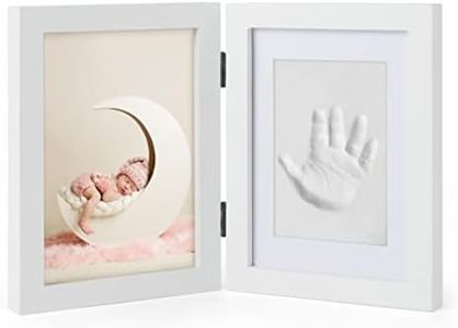 chuckle Baby Footprint Handprint Kit Keepsake Frame Baby Shower Mom Gift