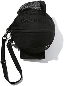 Spalding 49-005BK Basketball Bag, Ball Bag Pro, Black, Basketball Basket FF