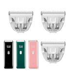 Dog Clippers Detachable Ceramic Blade Replacement, 3Packs Pet Grooming Trimmer Clipper Safe Ceramic Blade for Dog Cat Hairs Paws, Eyes, Ears, Face