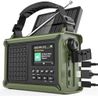 Roxicosly DAB+/DAB/FM Solar Wind Up Radio with 12000mAh Rechargeable Battery, Bluetooth5.0, 2.4" Large Colour Display, Dual USB Chargers, 5W Torch,120db SOS, Dual Alarms for Survival Outdoor