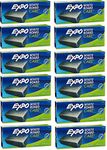 EXPO 81505 Block Eraser Dry Erase Whiteboard Board Eraser, Soft Pile, 5 1/8 W x 1 4 H - Pack of 12