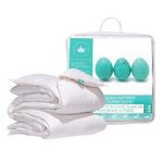 Canadian Down & Feather Co. - All Season Weight 800 Loft Canadian Hutterite White Down Duvet Queen Size - 500 TC Shell 100% Cotton - Made in Canada