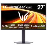 LG Ultragear 27-inch 4th Gen. OLED QHD Gaming Monitorㅣ27GX790B with Dual-Mode(720Hz@HD, 540Hz@QHD), 0.02ms(GtG), DP2.1, VESA DisplayHDR™ True Black 500, NVIDIA G-SYNC Compatible, FreeSync Premium Pro