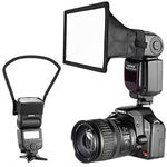 SUPERNIC Camera Speedlite Flash Softbox and Reflector Diffuser Kit for DSLR Cameras Flashes