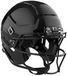 Schutt F7 AiR Youth Football Helmet, Virginia Tech 5-Star Helmet, Lightweight Football Helmet for Youth Football and Middle School, Medium, Molded Gloss Black, Facemask Attached