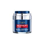 L’Oréal Paris Revitalift Laser Pressed Night Cream, Target Deep Wrinkles, Anti-Ageing, Moisturising, Target Age Spots, Retinol and Niacinamide, 50ml