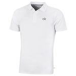 Calvin Klein Men's Central Eco Polo Shirt - White - L