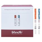 Wondfo 20 Pregnancy Tests and 50 Ovulation Tests Combo - Ultra Early Result Detection Kits Highly Sensitive Fast Home Self-Checking, Pack of 70