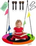 PLAYVIBE 40" Saucer Swing for Kids 