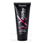 Tan Junkie Xtreme Melano Sunbed Cream 200ml - Luxurious Tanning Accelerator, Deep Tan Enhancer with Anti-Cellulite Benefits, Hydrating Sunbed Tanning Lotion with Amethyst & Gemstone Extracts