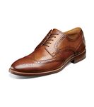 Florsheim Men's Rubano Wingtip Oxford, Cognac, 10.5 Wide