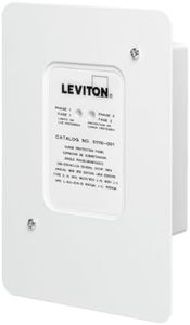 Leviton 51110-SRG Type 2 Residential Whole House Surge, Outdoor NEMA 4X Rated Residential Surge Protection Panel - White