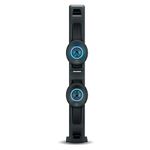 Sylvania SP800 Dual 3-Inch 10-Watt Bluetooth Light-up Tower Speaker with FM Radio, Black, 37 in