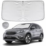 KAYZT Windshield Sun Shade for Honda CRV 2012-2016 Foldable Sunshade CR-V SUV Front Window Custom Fit Accessories