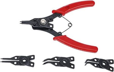 BGS Diy 454 | Alicates de puntas con cabezas intercambiables | 160 mm | 5 piezas
