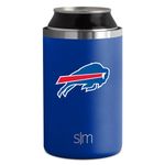 Simple Modern Officially Licensed NFL Buffalo Bills Gifts for Men, Women, Dads, Fathers Day | Insulated Ranger Can Cooler for Standard 12oz Cans - Beer, Seltzer, and Soda