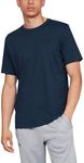 Under Armour mens Sportstyle Left Chest Short-Sleeve T-Shirt , Academy Blue (408)/Black , Large Tall