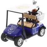 AOKWAWALIY Golf Cart Model Miniature Golf Cart Golf Cart Toy Golf Cart Statue Models Christmas Child Alloy Cake