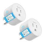 Mini Smart Plug, Smart Home 2.4G Wi-Fi Plug Work with Alexa and Google Home, App Remote & Voice Control Smart Outlet Plug with Timer Surge Protector,2 Pack