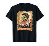 Chairman Meow funny poster style art T-Shirt red cat T-Shirt