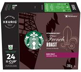 Starbucks French Roast, Dark Roast Coffee, Single Serve Keurig K-Cup Pods, 24 Capsules