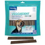 Virbac C.E.T. VEGGIEDENT FR3SH Tartar Control Chews for Medium Sized Dogs 22 to 66 Pounds, 30 Chews, A Healthy Solution for Clean Teeth, Fresh Breath and More.
