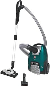 Hoover HE530ALG Aspirateur Traineau avec Sac, Puissant, Silencieux 65dBA, Brosse Spécial Animaux et Allergies ions d’argent, Puissance Variable, Filtre Hepa 13, 4L, 850W, Accessoires Embarqués, Vert