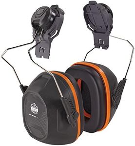 Ergodyne Adult-Unisex's Standard NRR 26dB Mounted Earmuffs, Gray, Full Brim