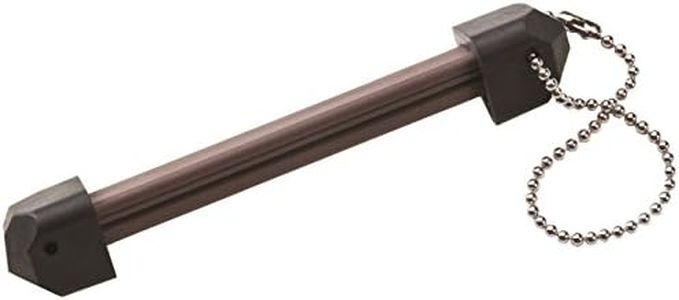 Gatco 60016 Tri-SEPS Serrated Edge & Point Knife Sharpener – Portable Manual Triangular Ceramic Rod with Angle Guide, Sharpens Serrated & Straight Bladed Knives, Scissors, Hooks & Tips for Field Use