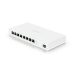 Ubiquiti UISP-R Gigabit PoE Router for WISP MicroPoP Applications, 8 x GbE RJ45 Ports, 1 x 1G SFP Port, Fanless Thermal Cooling, Silent Operation, White