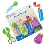 Learning Resources Sand & Water Fine Motor Set, Construction Toy, 4 Pieces, Ages 3+